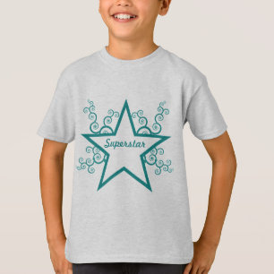 T-shirts Super star Swirls Kids Shirt, Teto