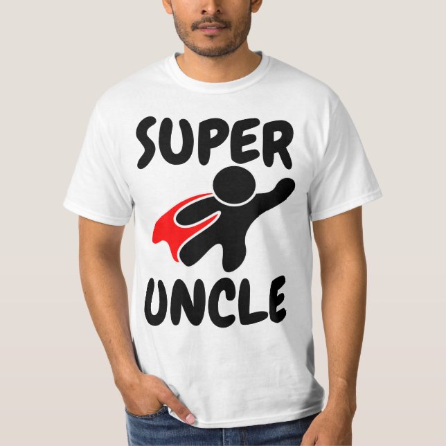 T-shirts SUPER TIO, Engraçado (Frente)