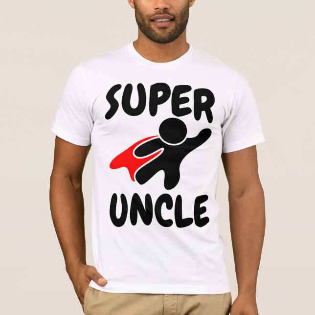 T-shirts SUPER TIO, Engraçado (Frente)