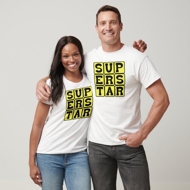 T-shirts Superastro, Extremamente Famoso (Unissex)