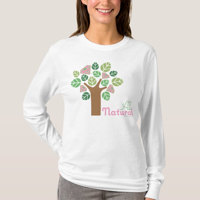 T-shirts Supergirl All Natural Tree (Frente)