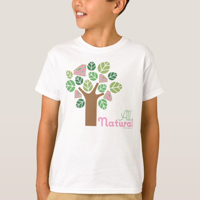 T-shirts Supergirl All Natural Tree (Frente)