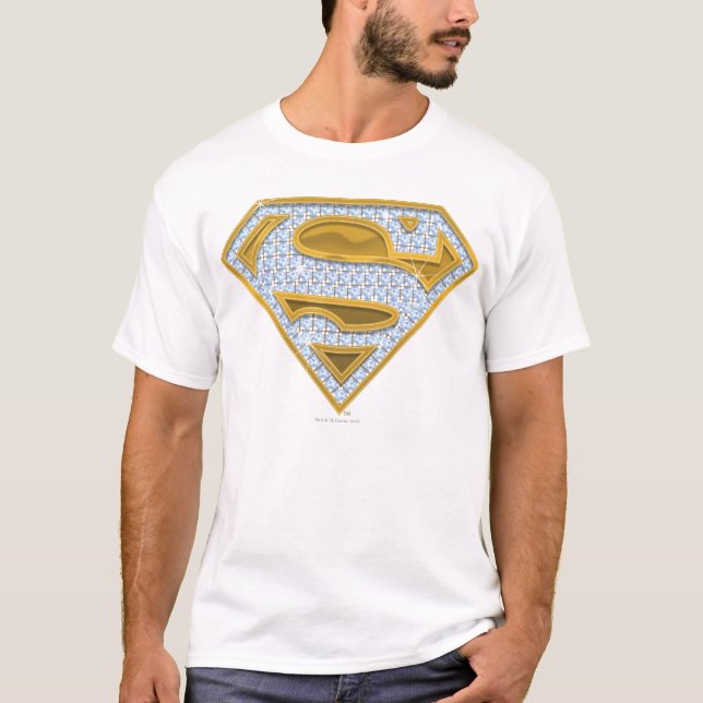 T-shirts Supergirl Blue Jewels (Frente)