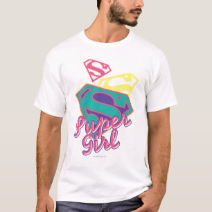 T-shirts Supergirl Cursive