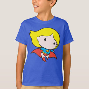 T-shirts Supergirl de Chibi de Dois Lados