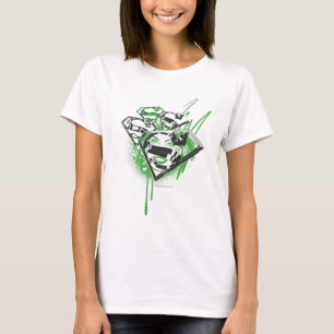 T-shirts Supergirl Green Spills