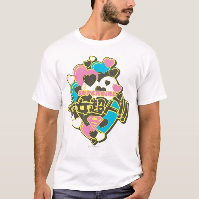 T-shirts Supergirl J-Pop 4 (Frente)
