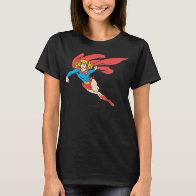 T-shirts Supergirl Leaps e Punhos (Frente)