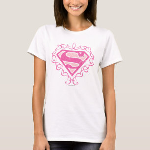 T-shirts Supergirl Pink Stripes