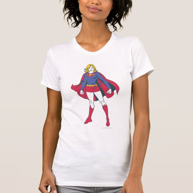 T-shirts Supergirl Pose 2 (Frente)