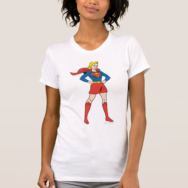 T-shirts Supergirl Pose 7 (Frente)