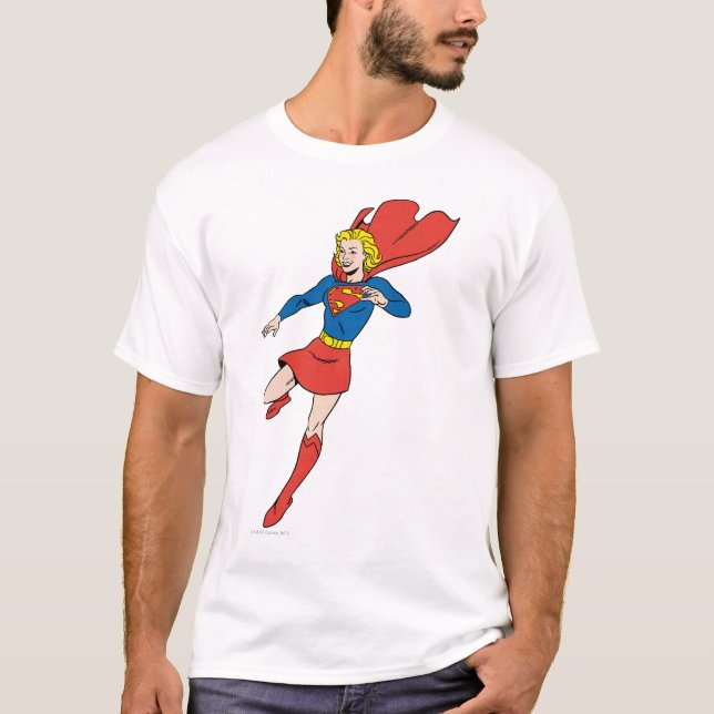 T-shirts Supergirl Pose 8 (Frente)