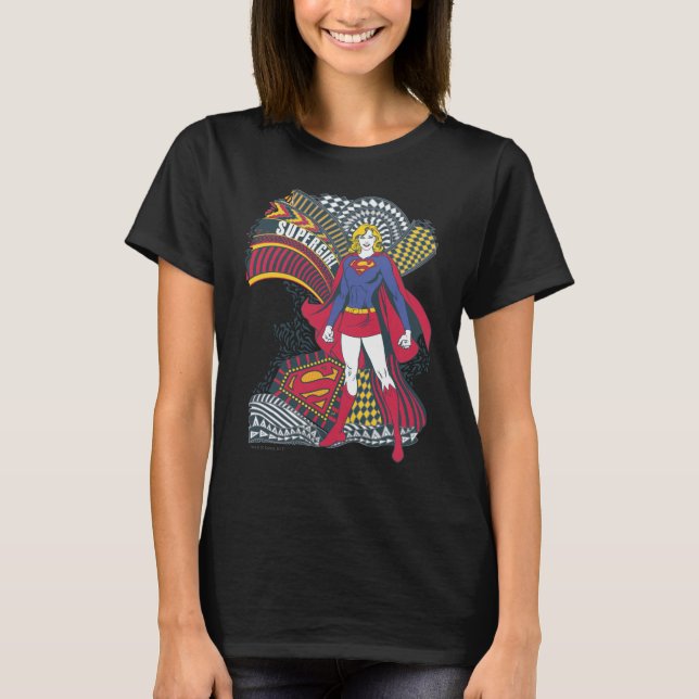 T-shirts Supergirl Random World 1 (Frente)