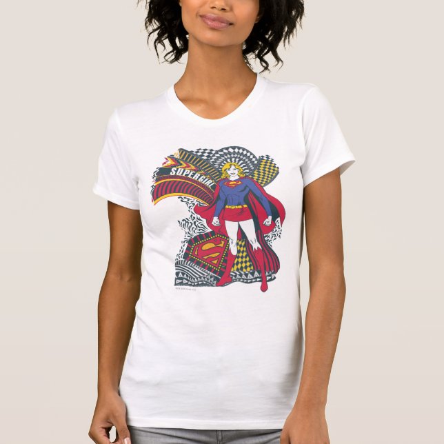 T-shirts Supergirl Random World 1 (Frente)