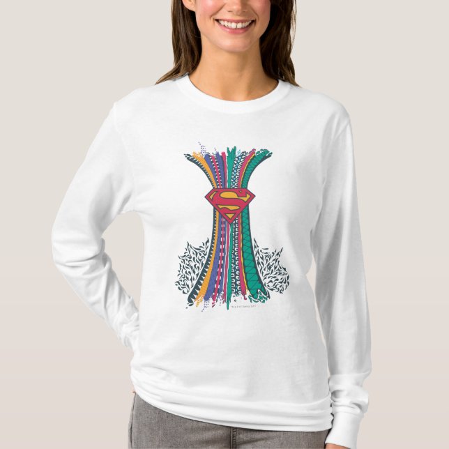 T-shirts Supergirl Random World 4 (Frente)