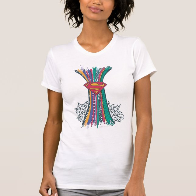 T-shirts Supergirl Random World 4 (Frente)