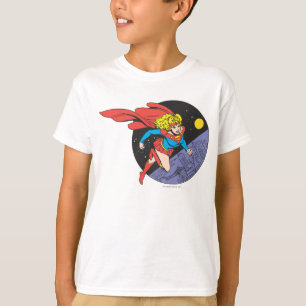 T-shirts Supergirl salta no espaço