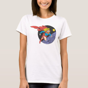 T-shirts Supergirl salta no espaço