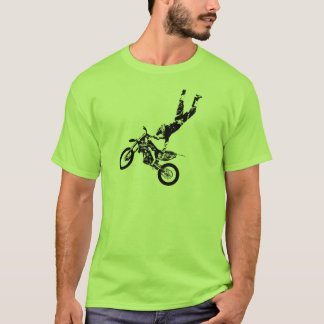 T-shirts Superman da bicicleta da sujeira