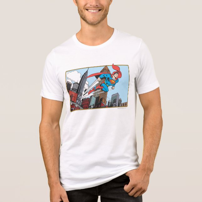T-shirts Superman e arranha-céus (Frente)