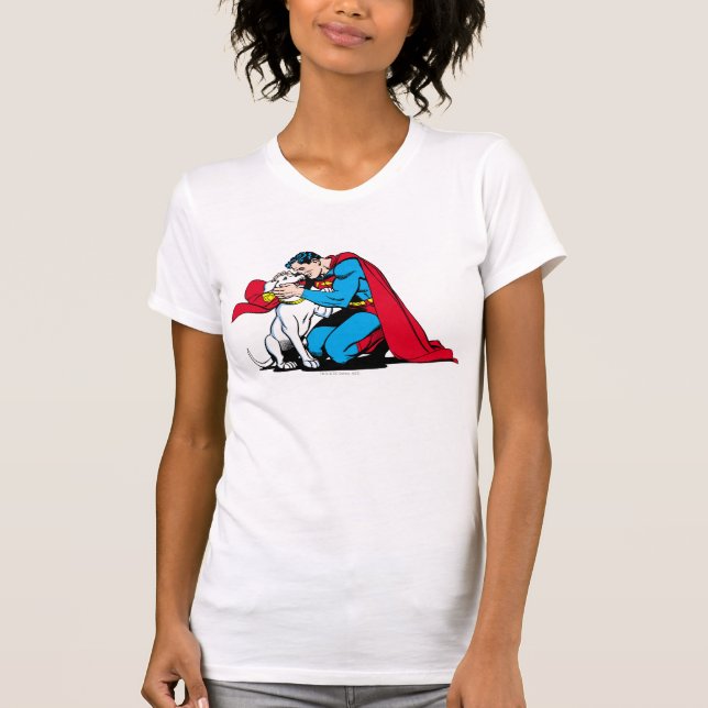 T-shirts Superman e Krypto (Frente)