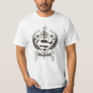 T-shirts Superman Estilizado   Honra, Verdade sobre Logotip