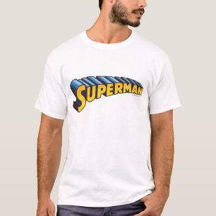 T-shirts Superman   Logotipo de nome clássico