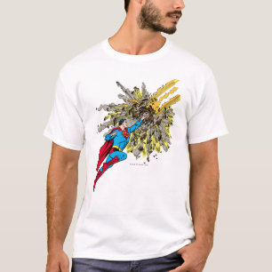 T-shirts Superman Pára um meteoro