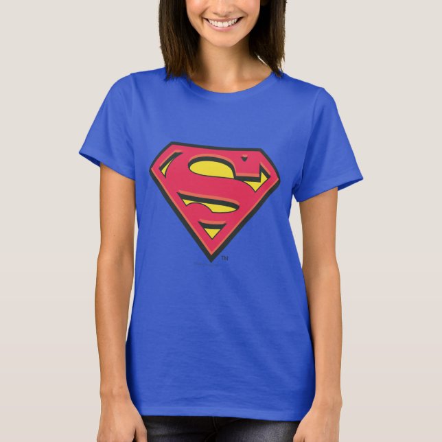 T-shirts Superman S-Shield | Logotipo clássico (Frente)