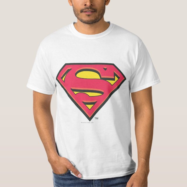 T-shirts Superman S-Shield | Logotipo clássico (Frente)