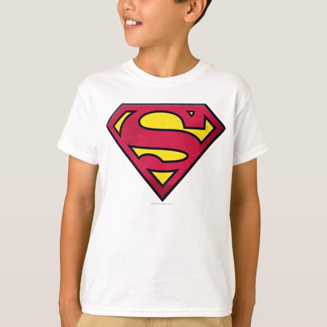 T-shirts Superman S-Shield | Logotipo de diafragma (Frente)