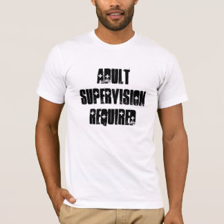 T-SHIRTS SUPERVISÃO ADULTA EXIGIDA