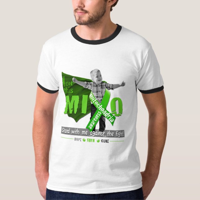 T-shirts Suporte da consciência de Mito comigo (Frente)