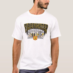 T-shirts Suporte do sapador-bombeiro