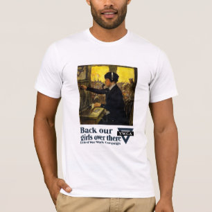 T-shirts Suporte nossas meninas ali -- YWCA