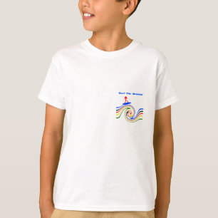 T-shirts Surf arco-íris
