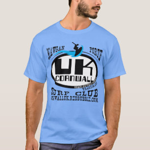 T-shirts surf britânico de Cornualha por irmãos de rogers