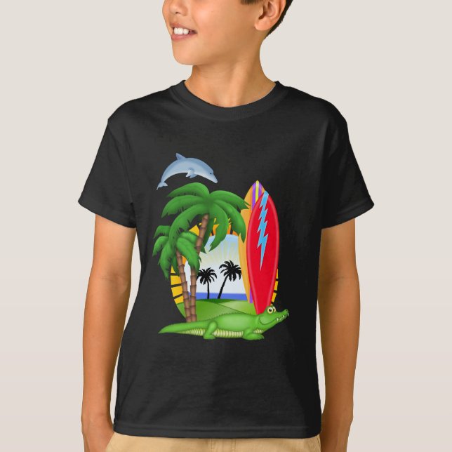 T-shirts Surf de paraíso - SRF (Frente)