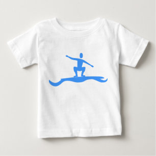 T-shirts Surf Figure - Baby Blue