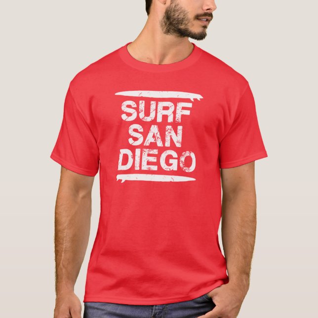 T-shirts Surf San Diego (Frente)