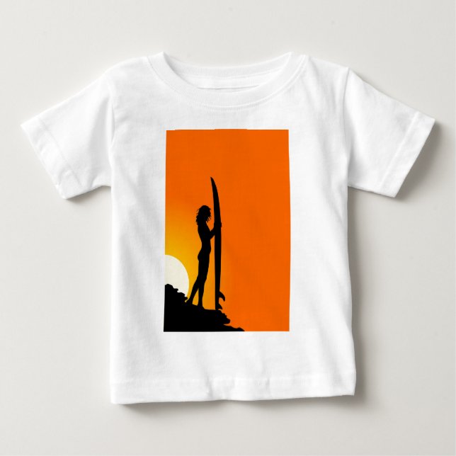T-shirts Surfer Girl (Frente)