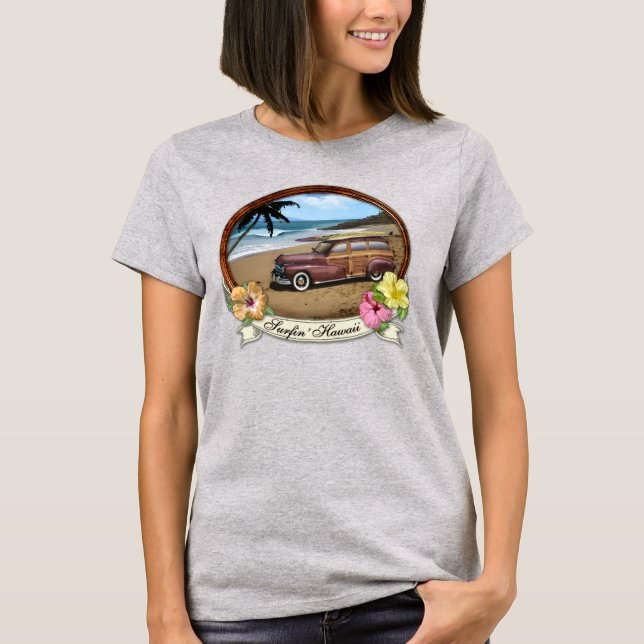 T-shirts Surfin' Hawaii (Frente)