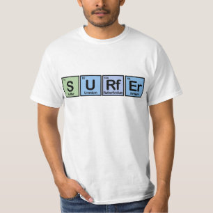 T-shirts Surfista feito dos elementos