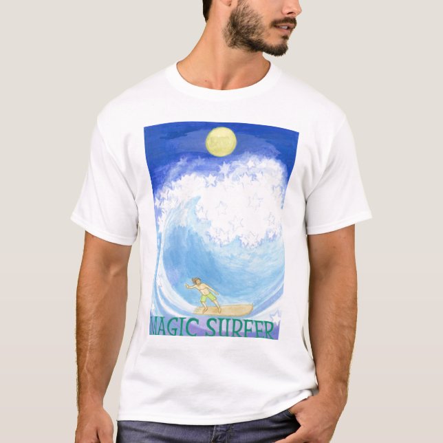 T-shirts Surfista mágico 1 (3) (Frente)