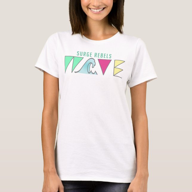 T-shirts Surge Rebels WAVE (Frente)