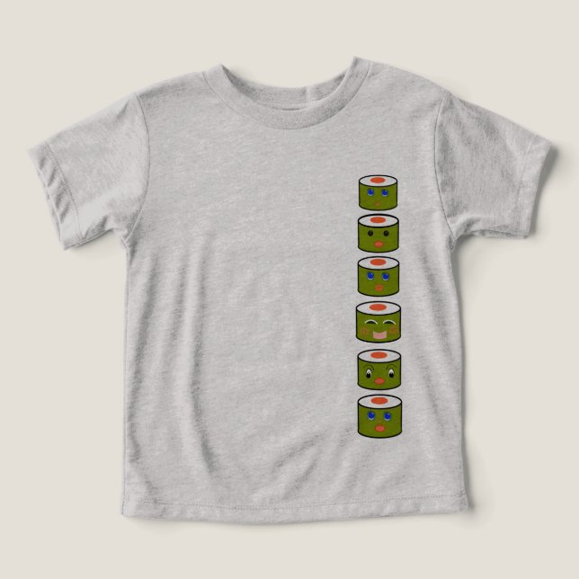 T-shirts Sushi - (Design frontal)