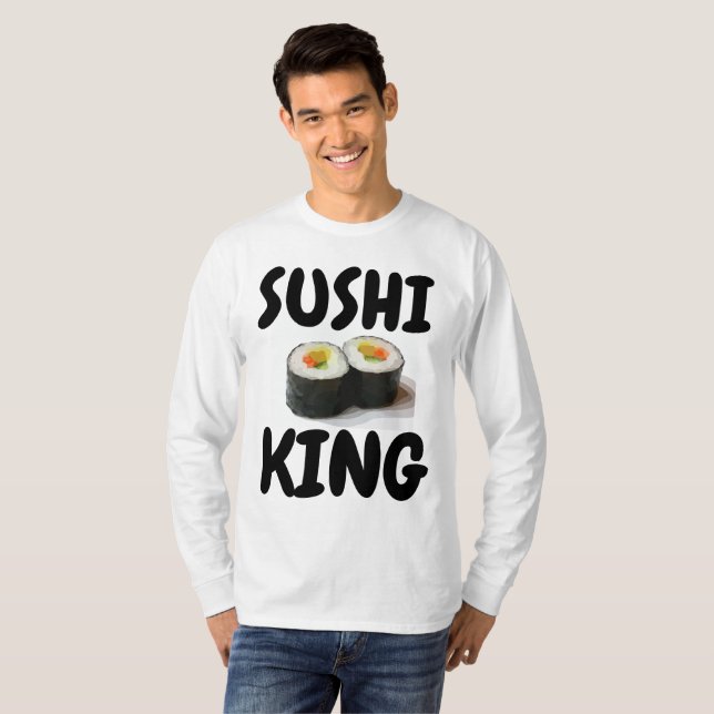 T-shirts SUSHI KING (Frente Completa)