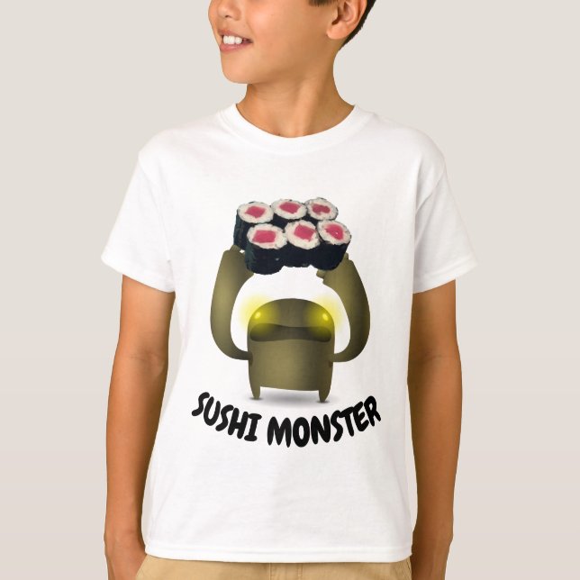 T-shirts SUSHI MONSTER (Frente)