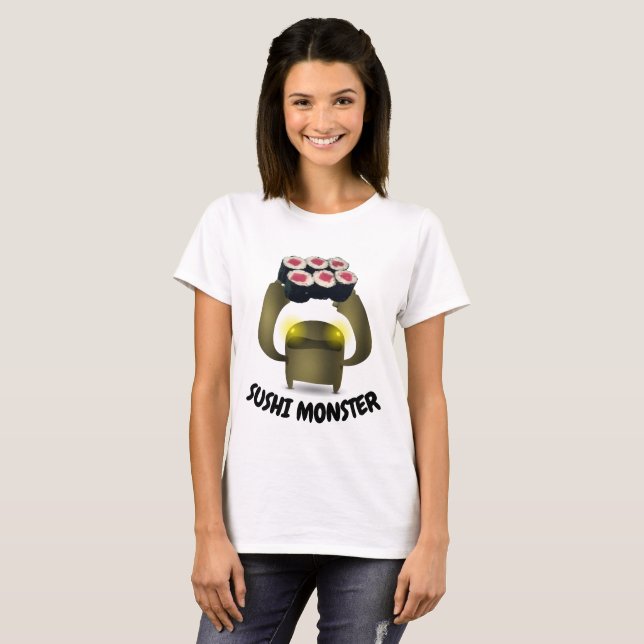 T-shirts SUSHI MONSTER (Frente Completa)