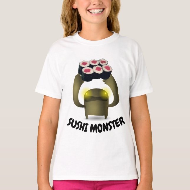 T-shirts SUSHI MONSTER (Frente)